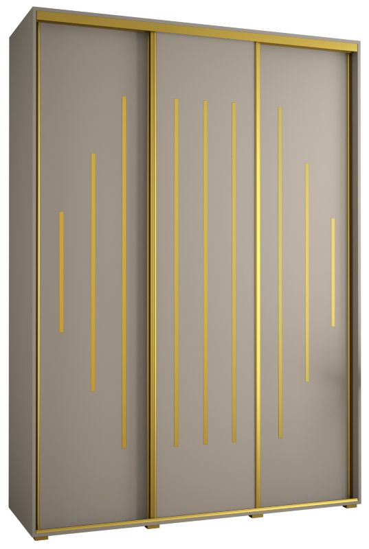 Szafa przesuwna Abiks 60 wysoka Dakota 12 170 kaszmir+kaszmir+złot 1 szt