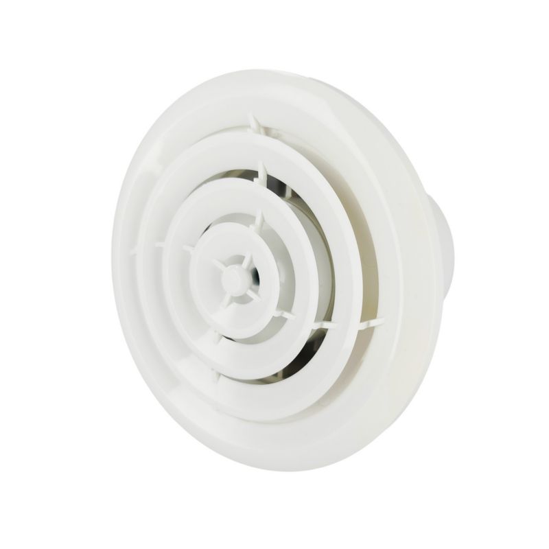 Wentylator HOROZ plastikowy AIRYMAX 4 100 mm biały 1 szt.