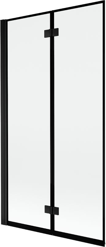 Parawan nawannowy Mexen Mist czarny 100 x 150 cm 2-skrzydłowy - 8A9-100-002-70-70-L 1 szt.