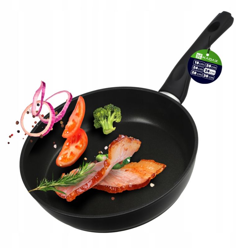 Patelnia KADAX 26 cm Do Smażenia indukcja Gaz Non-Stick 1 szt.