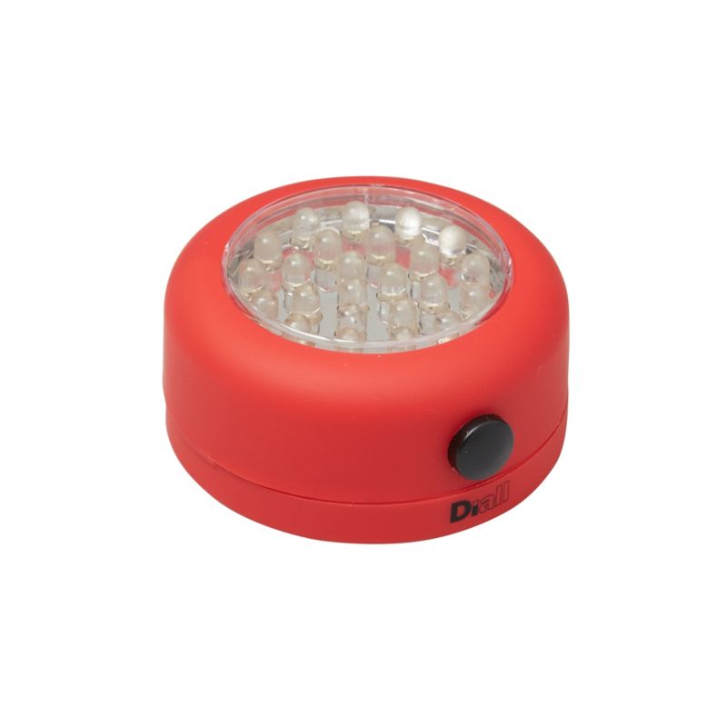 Lampka Diall 24 LED czerwona 60 lm 3 AAA