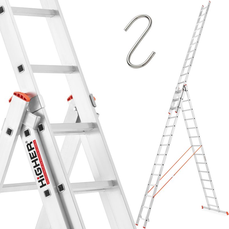 Drabina wielofunkcyjna HIGHER 3x13 aluminiowa 1 szt.