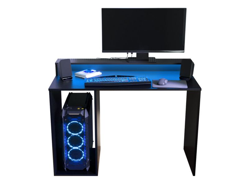 Biurko MIRJAN 24 Gamer 2 + LED czarny 1 szt.