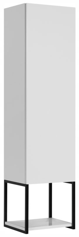 Słupek łazienkowy Furnidea 130 cm wiszący lakierowany biały połysk LOV 1 szt.