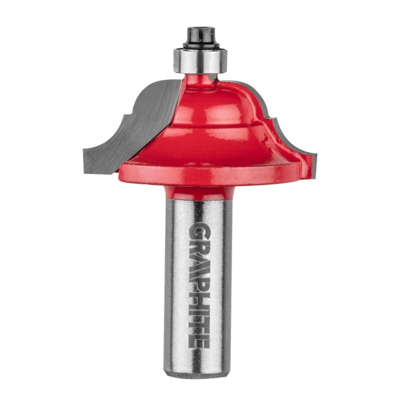 Frez kształtowy GRAPHITE z łożyskiem, ozdobny, HM, 41.3 x 18.3 mm, trzpień 12 mm 1 szt