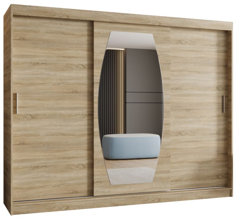 Szafa przesuwna Garderoba Abiks ROSSA 250 dąb sonoma 1szt.