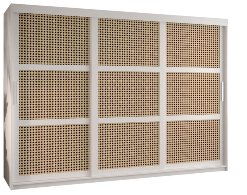 Szafa przesuwna Garderoba Abiks PLECIONKA WIEDEŃSKA 250 biały 1 szt.