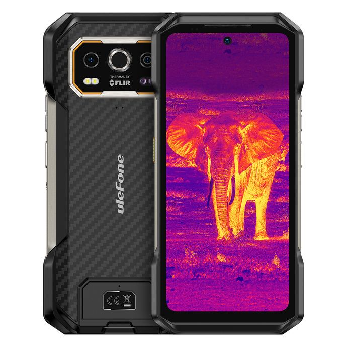 Pancerny Smartfon Ulefone Armor 27T FLIR 4G LTE 12GB/256GB Czarny - 1 szt.