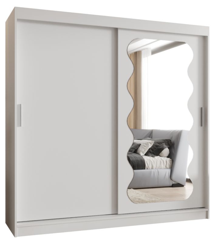 Szafa przesuwna Garderoba Abiks SPOTI 200 biały mat 1szt.