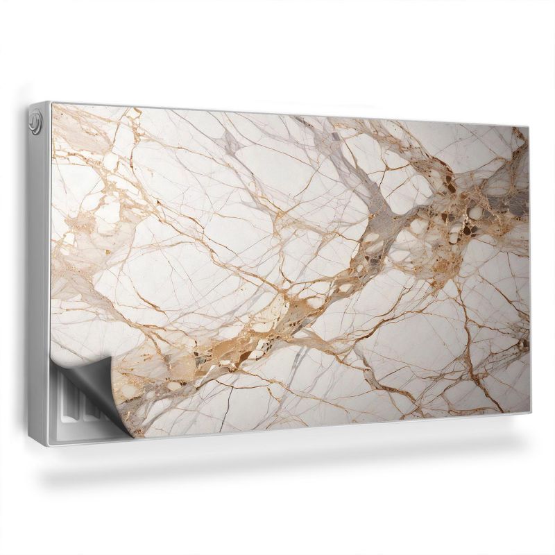Ozdobny magnes na kaloryfer Wallfluent 110x60 cm Tekstura marmuru 1 szt.
