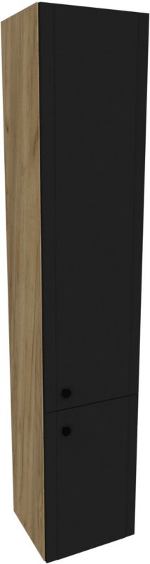 Słupek wysoki Mirano Azzura New 30 cm dąb / czarny