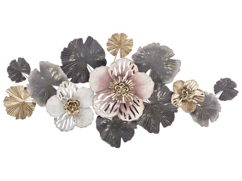 Dekoracja ścienna Kwiat Molybdenium Metal 60 cm Złoty 1 szt.