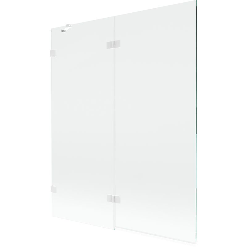 Parawan nawannowy Mexen Lunar biały transparentny 140x150 cm 2-skrzydłowy 1 szt