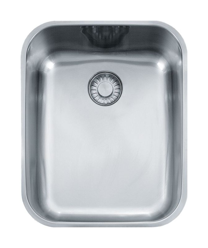 Zlew podwieszany stalowy Franke Ariane ARX 110-35, 37,1x45,6 cm, gładki jedwab, 1 szt.