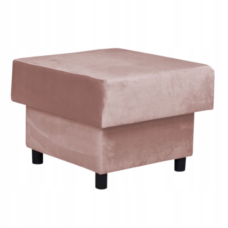 Duża pufa do salonu z pojemnikiem Family Meble Alicja liliowa 1szt