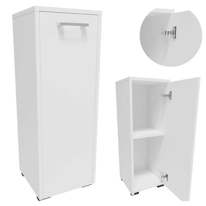 Szafka Matkam łazienkowa FS30BIA 30cm stojąca biała 1 szt.