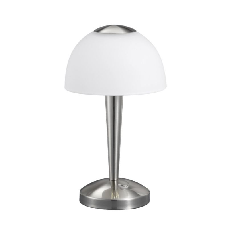 Lampka stołowa Trio Ventura srebrno-biała LED 4W 3000K 350lm IP20 wym: 29 x 15.5 x 15.5 cm metal - 1 szt.