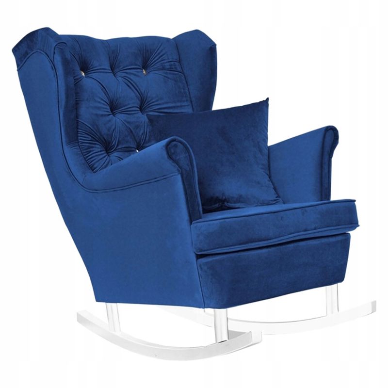 Fotel uszak do salonu bujany Family Meble Gaja niebieski 1szt