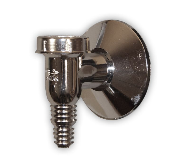 Syfon do pralki natynkowy chrom