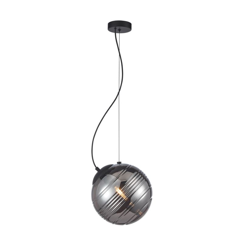 Lampa wisząca Italux Perona 9789 czarny mat-grafitowa nowoczesna 1xE27 x 1 szt.