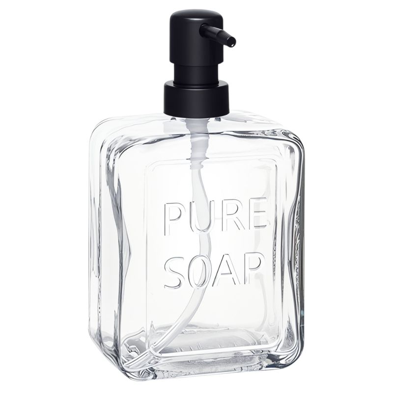 Dozownik Do Mydła Berilo Szklany Przezroczysty 570 Ml 1 Szt.