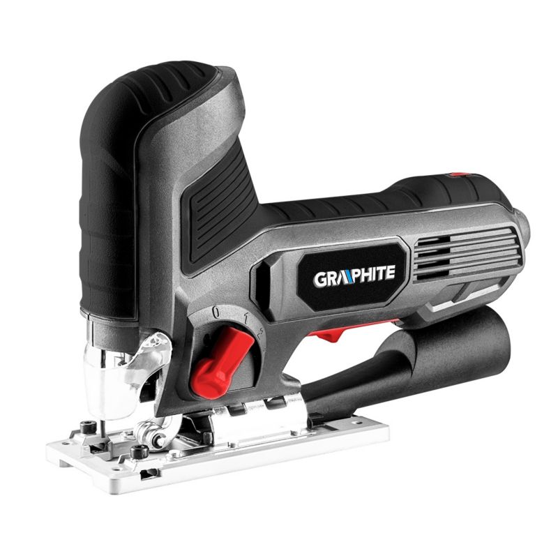 Wyrzynarka GRAPHITE 600W, ilość suwów 800-3000 min, z uchwytem za korpus 1 szt
