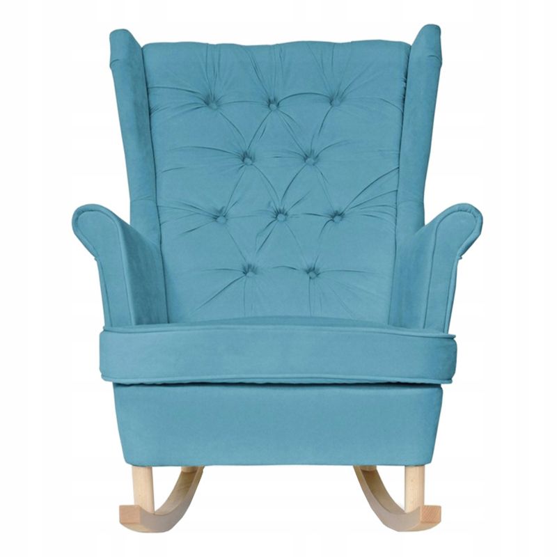 Fotel uszak do salonu bujany Family Meble Gaja niebieski 1szt