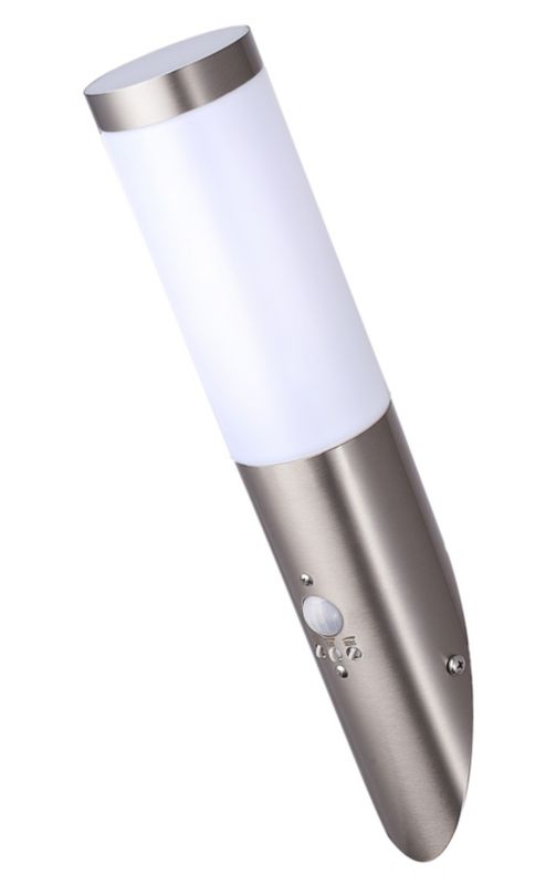 Kinkiet ogrodowy Hollis 1 z czujnikiem ruchu 1 x 15 W E27 stalowy