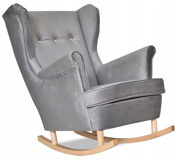 Fotel uszak do salonu bujany Family Meble ARI siwy 1szt