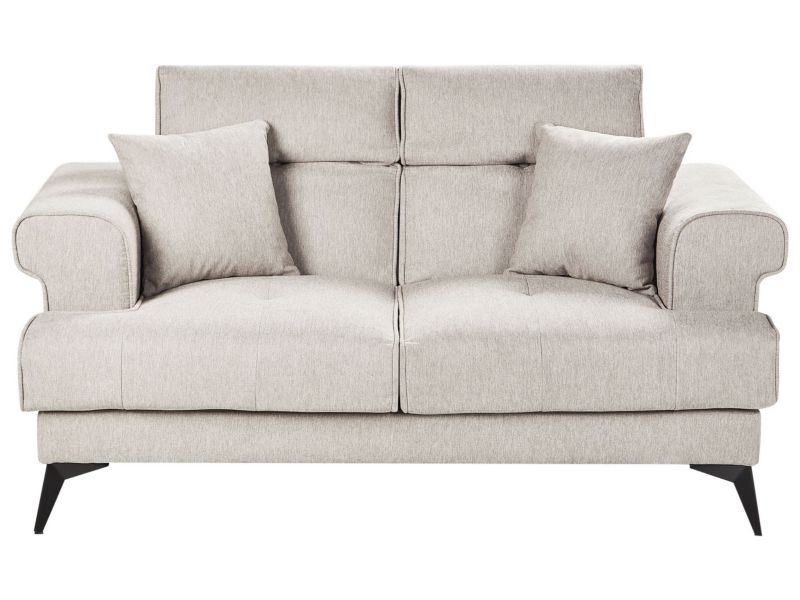 Sofa 2-osobowa beżowoszara Skive 1 szt.