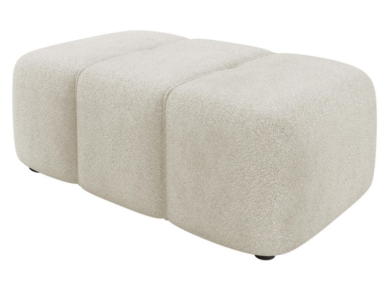 Pufa MIRJAN 24 Furyn szarobeżowa bukla 1 szt.