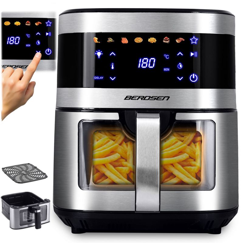 Frytkownica beztłuszczowa Berdsen Air Fryer 9,1l 1700W frytownica 1 szt.