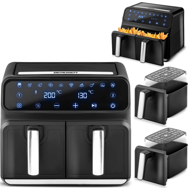 Frytkownica beztłuszczowa Berdsen frytownica 8l air fryer 1szt.