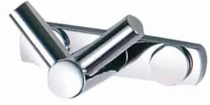 Wieszak na ręcznik Stella chrom podwójny haczyk montaż ścienny 1 szt.