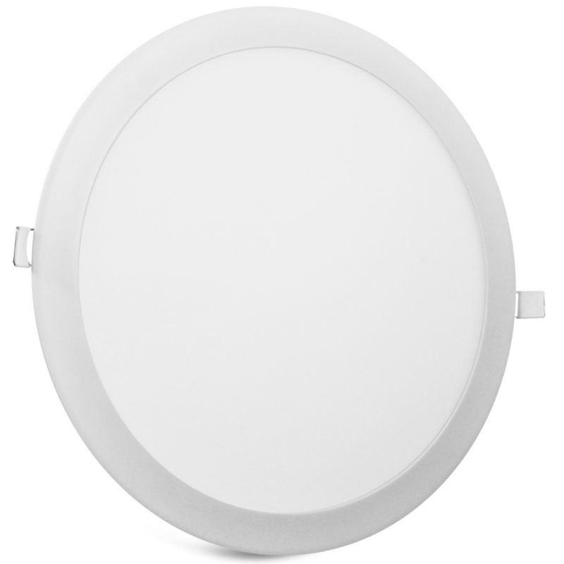 Oprawa sufitowa wpuszczana Polux Mars biała LED 24W 3000K 1300lm IP20 wym: 3,5 x 30 x 30 cm okrągła - 1 szt.