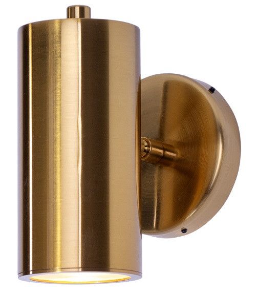 Kinkiet ścienny Maxlight Varsovia mosiądz styl minimalistyczny 1 x GU10 x IP20 wym: 16 x 11 x 17 cm - 1 szt.