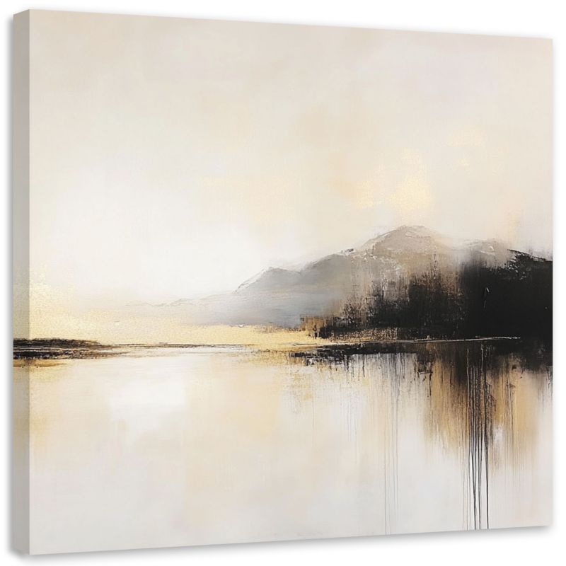 Obraz na płótnie Feeby Abstrakcja w beżu 60x60cm 1szt