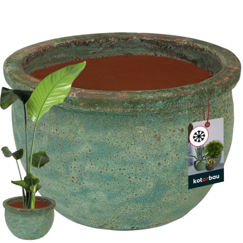 Doniczka ceramiczna KOTARBAU mrozoodporna 38x25 cm 1 szt.