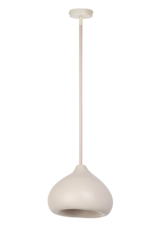 Lampa wisząca Sigma Lighting Mauro 0124 beżowa nowoczesna 1xE27 x 1 szt.