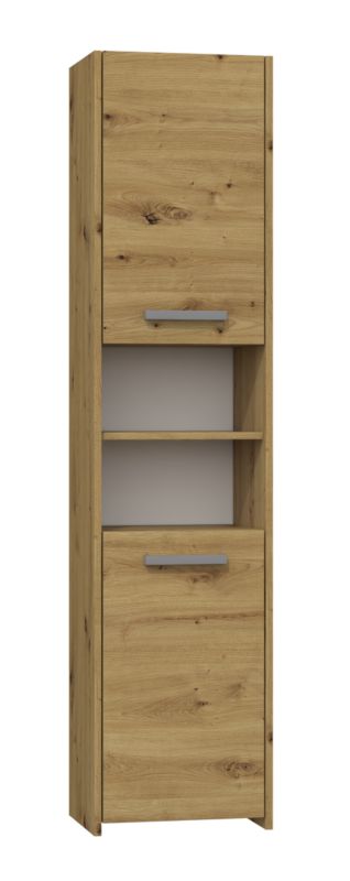 Szafka Łazienkowa Topeshop Regał Słupek S40 Dąb Artisan 30x40x170 cm 1 szt.