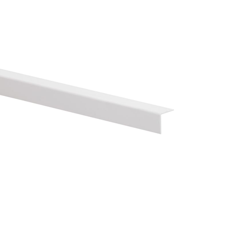 Kątownik PVC 15 x 15 x 1,1 mm l=1 m biały