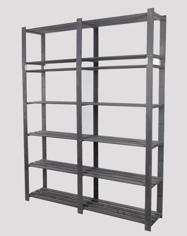 Regał drewniany MODO24 impregnacja szara 220x170x38 cm olbrzymi eko 1 szt.