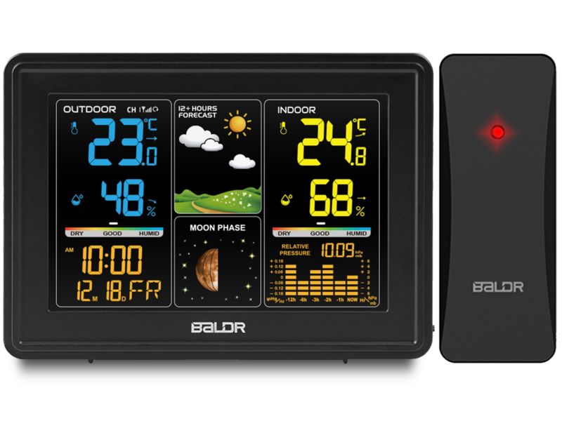 Stacja pogodowa Berdsen pogody bezprzewodowa higrometr termometr czujnik 1szt.