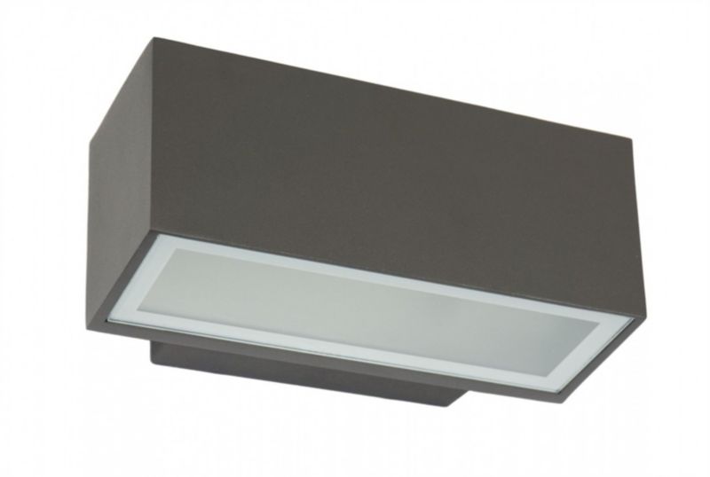 Kinkiet ścienny zewnętrzny SU-MA Zen ciemnoszary 1 x E27 x 18W IP54 wym: 9 x 22 x 12 cm - 1 szt.