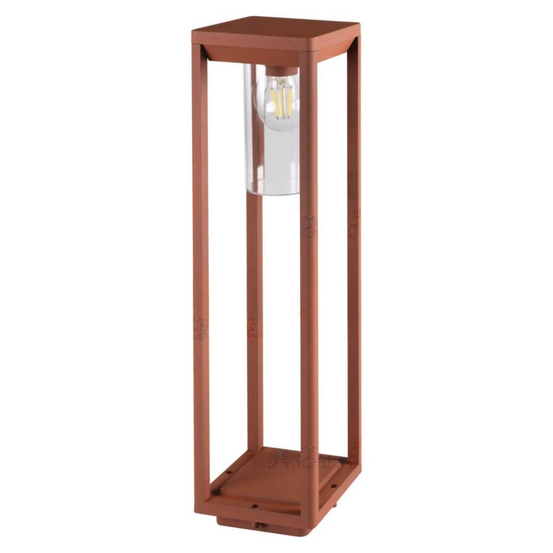 Lampa ogrodowa stojąca Kanlux Vimo brązowo-transparentna 1 x E27 x 15W IP44 wym: 80 x 15 x 15 cm - 1 szt.