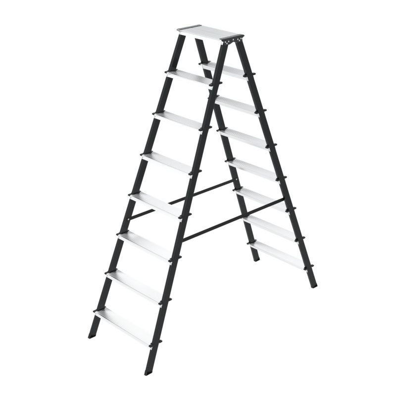 Drabina HIGHER domowa dwustronna składana HIGHER 2x8 stopni 150kg 1 szt.