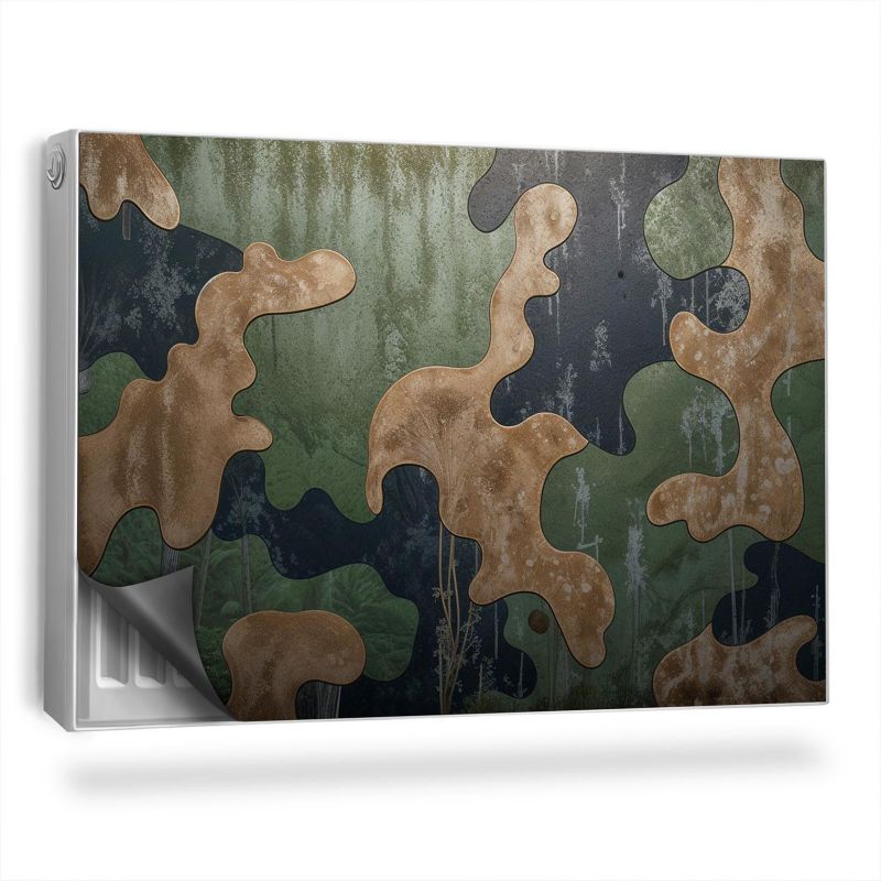 Dekoracyjna osłona mata na kaloryfer Wallfluent 90x60 cm Tekstura moro 1 szt.