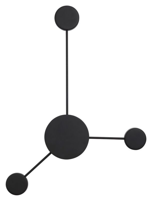 Kinkiet ścienny Rabalux Amadeo czarny oświetla ścianę LED 10.5W 4000K 750lm IP20 wym: 69 x 52 x 6 cm - 1 szt.