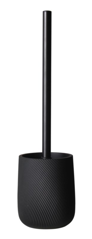 Szczotka do WC Splendid Ribs czarna