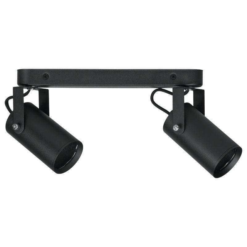 Lampa punktowa, DPM, 2xGU10, czarna, 1szt
